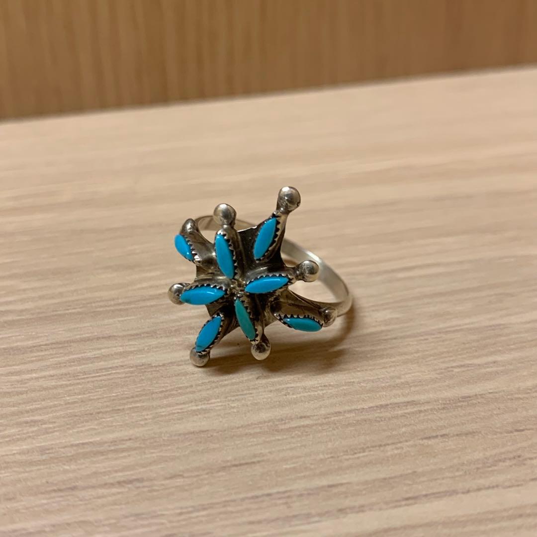 [大特価　4点まとめ] インディアンジュエリー　指輪　ズニ族　ホピ族