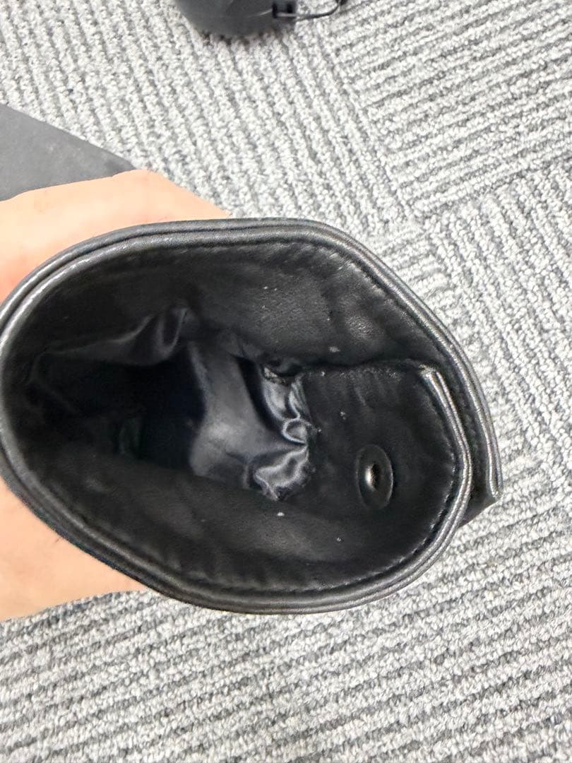 AVIREX ブラック レザーライダースジャケット