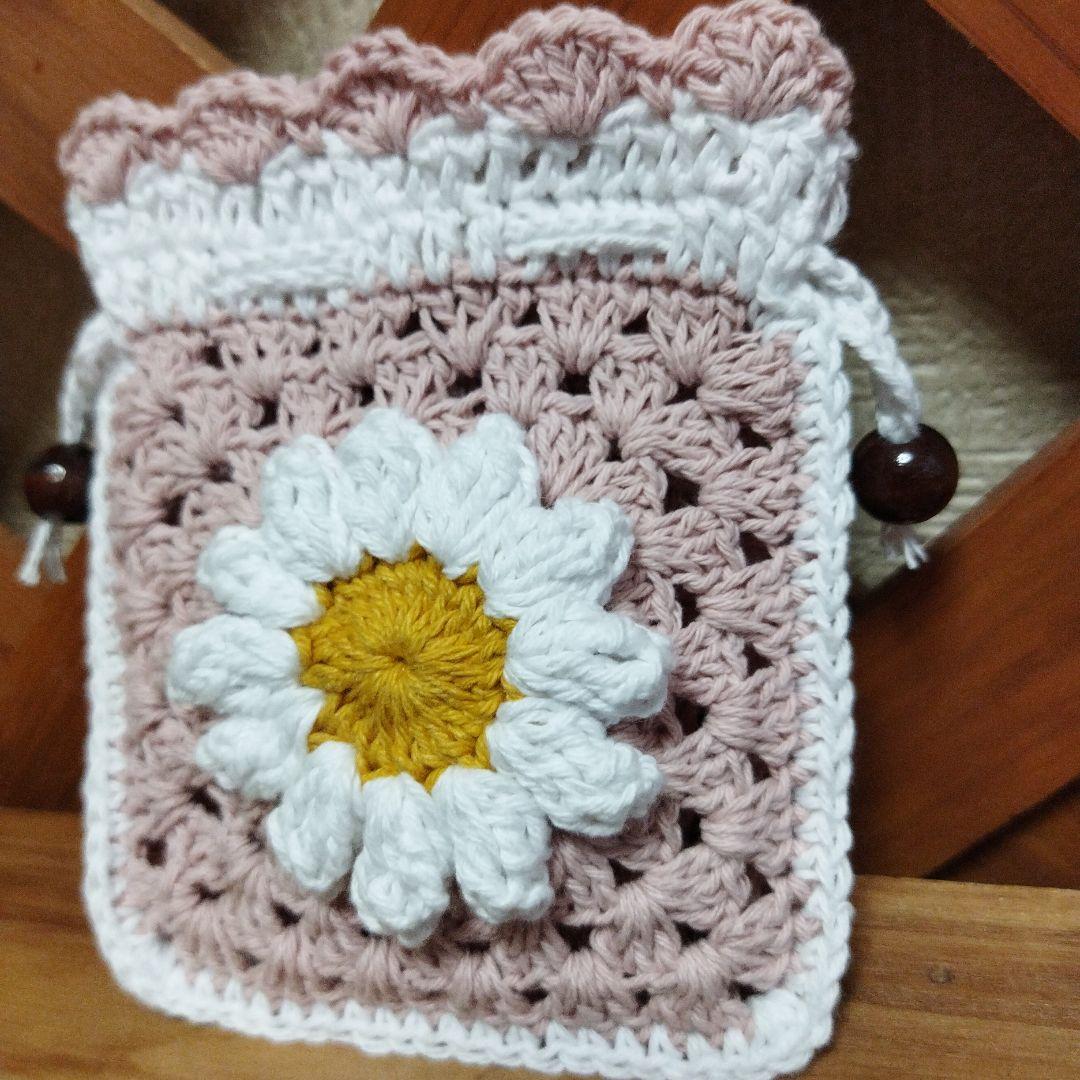 あい様確認用【クッションポーチ】アクリル　ポリエステル　グラニー