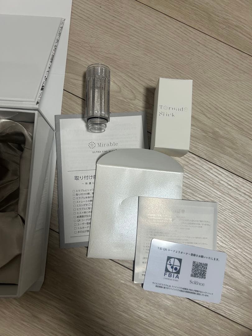 冬におすすめ　ミラブルMシャワーヘッドカートリッジ付きファインバブル　トルネード