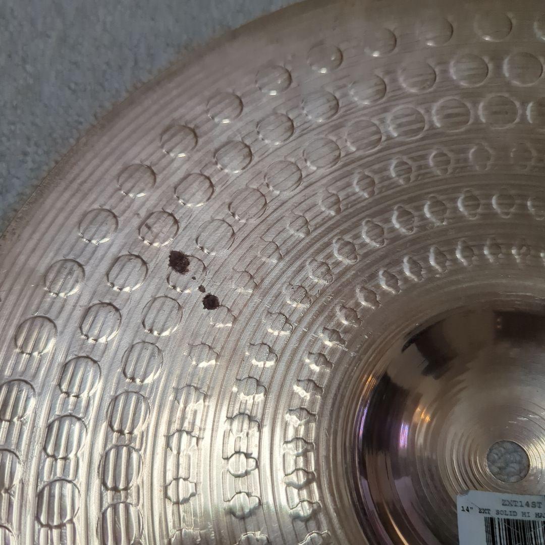 ジルジャンZXT　ソリッドハイハット　トップボトムペア