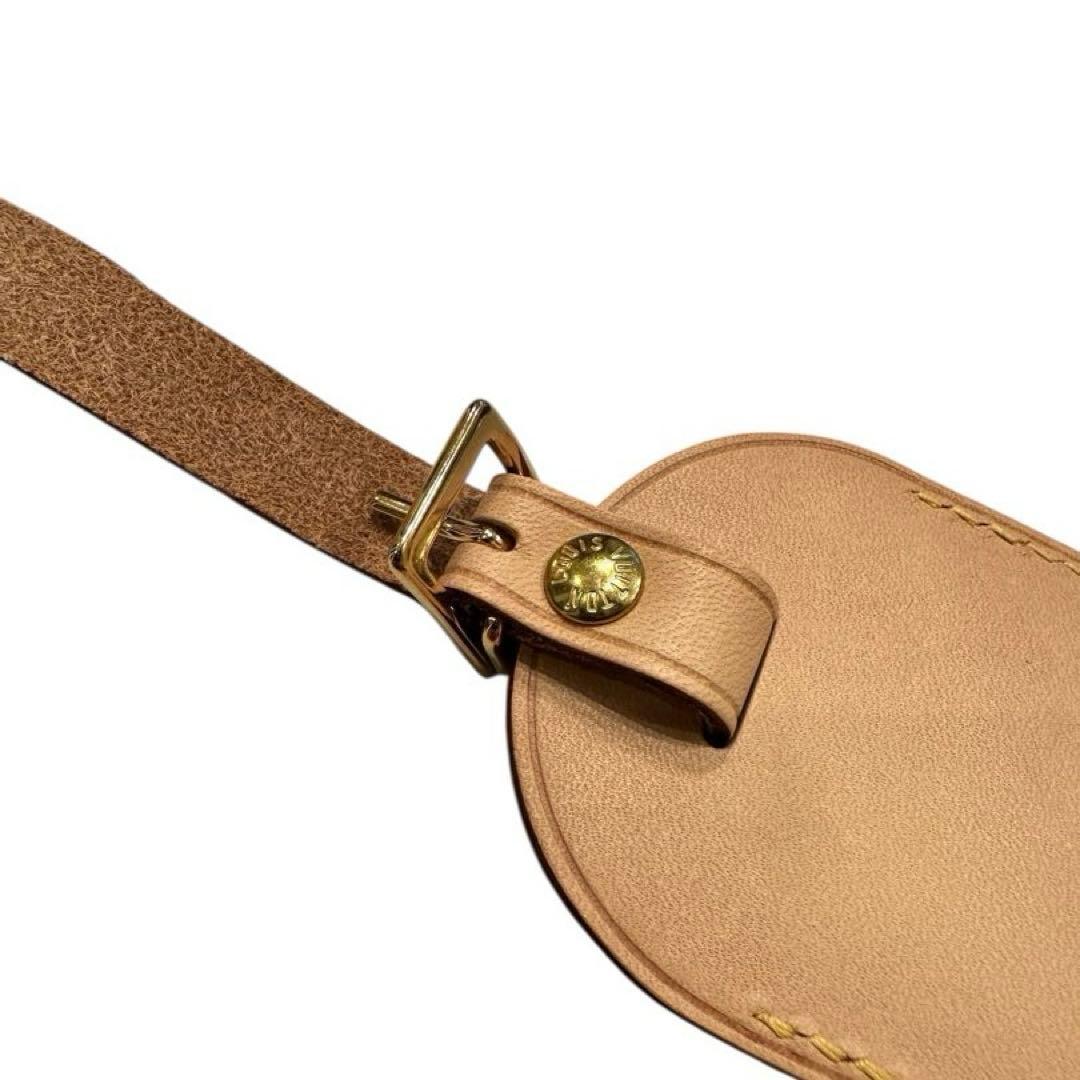 ルイ・ヴィトン ネームタグ ベージュ キーホルダー