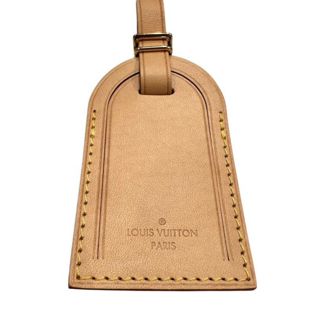 ルイ・ヴィトン ネームタグ ベージュ キーホルダー