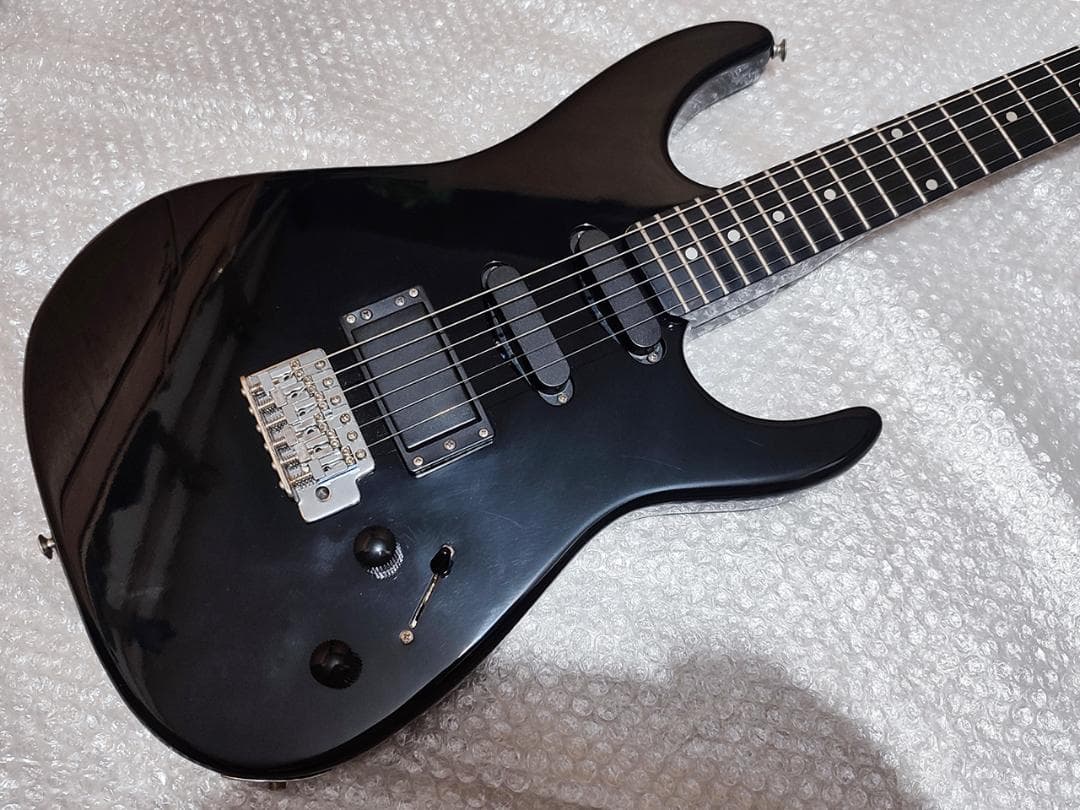 FLYSTAR エレキギター ストラトキャスター オールブラック