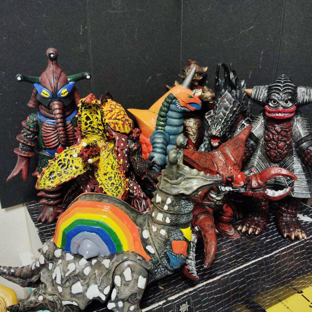 yukie19751011ウルトラ怪獣旧型絶版リアルモデル8体セット