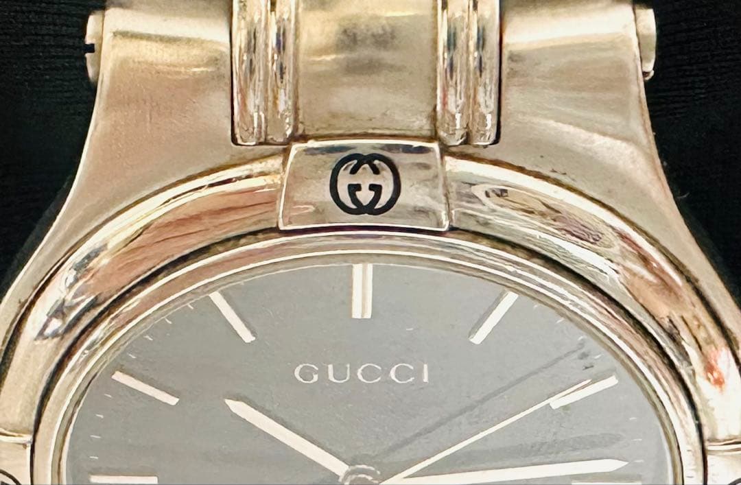美品　GUCCI 9040Mブラック　腕時計