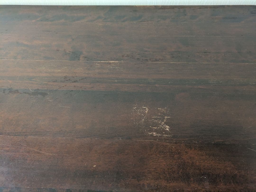 【北海道民芸家具】無垢 ダイニングテーブル 民芸調 アンティーク