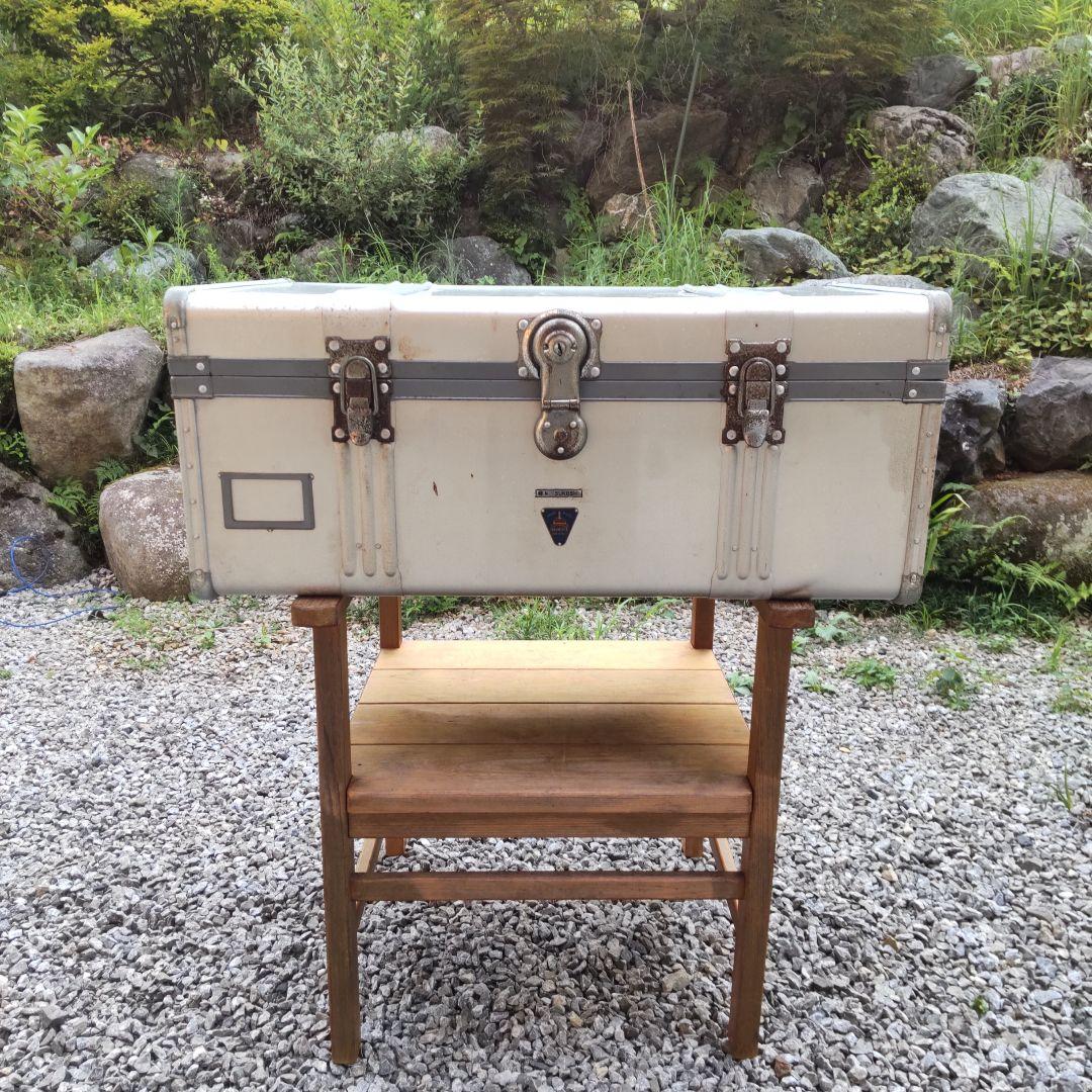 三越　アルミ大型トランク　ジュラルミンケース　日本製
