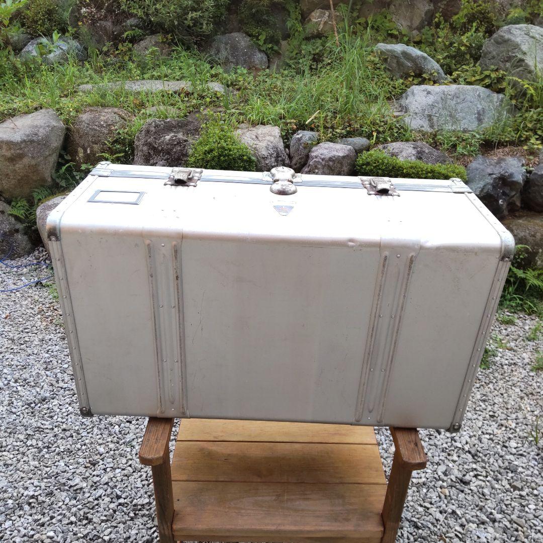 三越　アルミ大型トランク　ジュラルミンケース　日本製