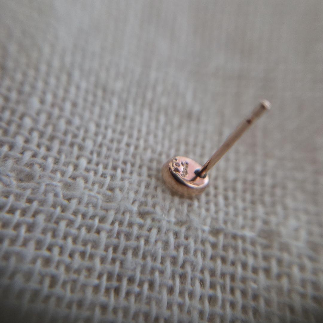 agete オーバル パヴェ ダイヤ ピアス