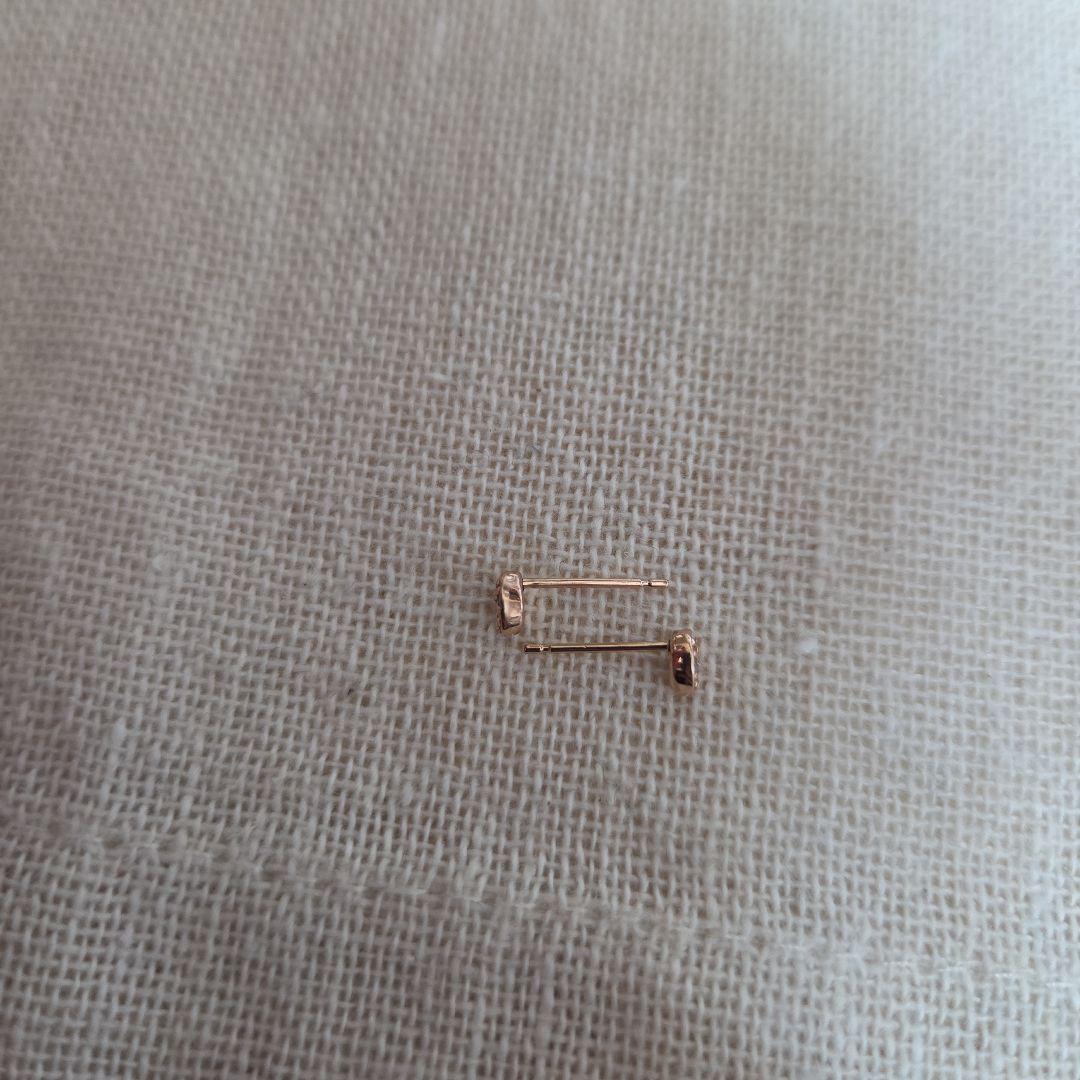 agete オーバル パヴェ ダイヤ ピアス