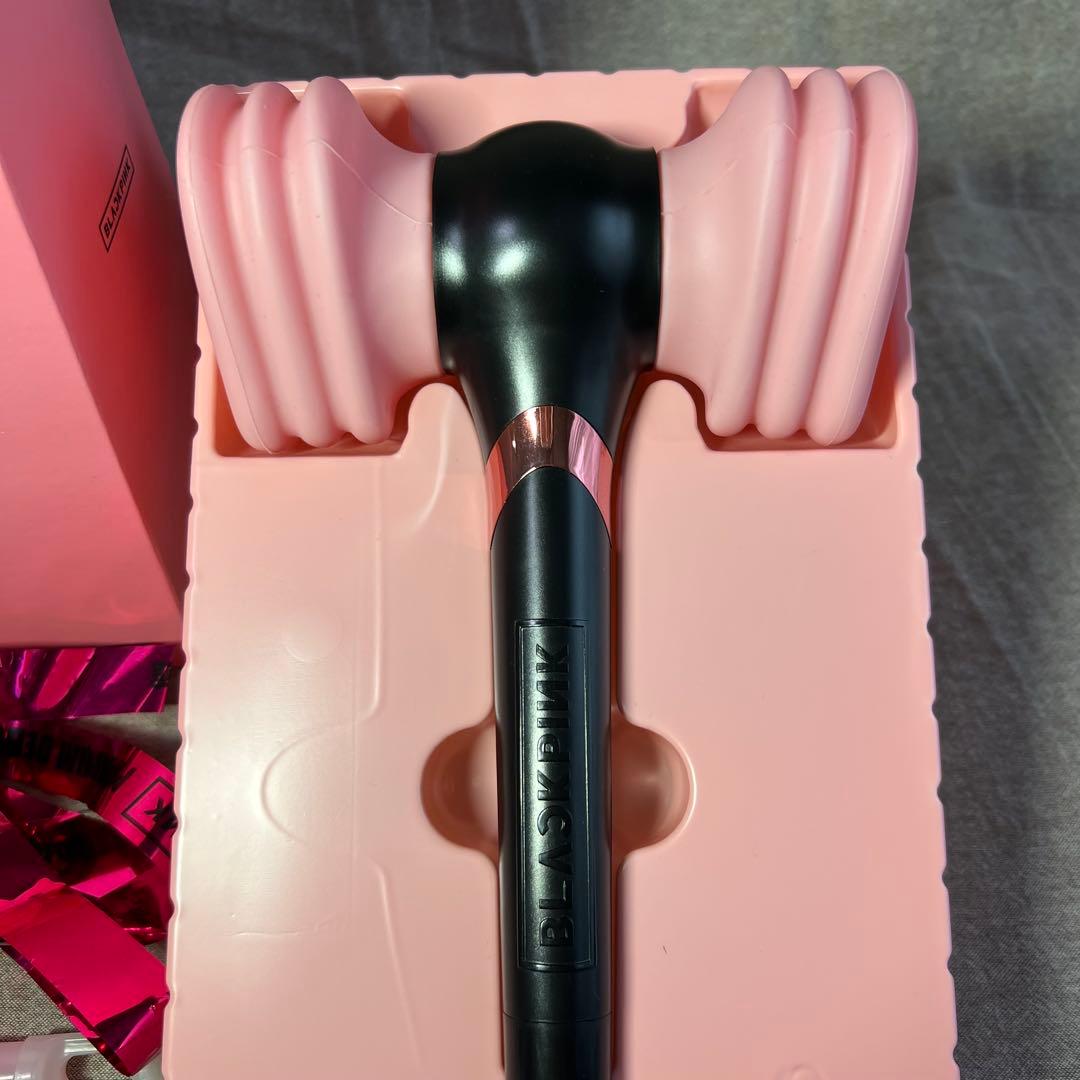 BLACKPINK ペンライト ストラップ付き 銀テ 武道館 セット ver.1