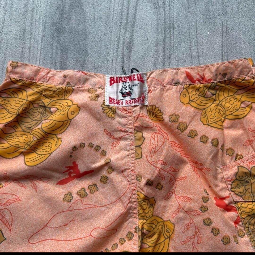 美品！70〜80'sUSA製【バードウェル】ボードショーツ　サーフトランクス