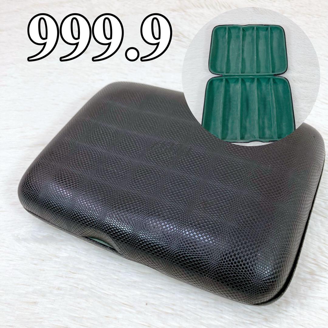 999.9 フォーナインズ メガネ 5本 収納ケース ブラック