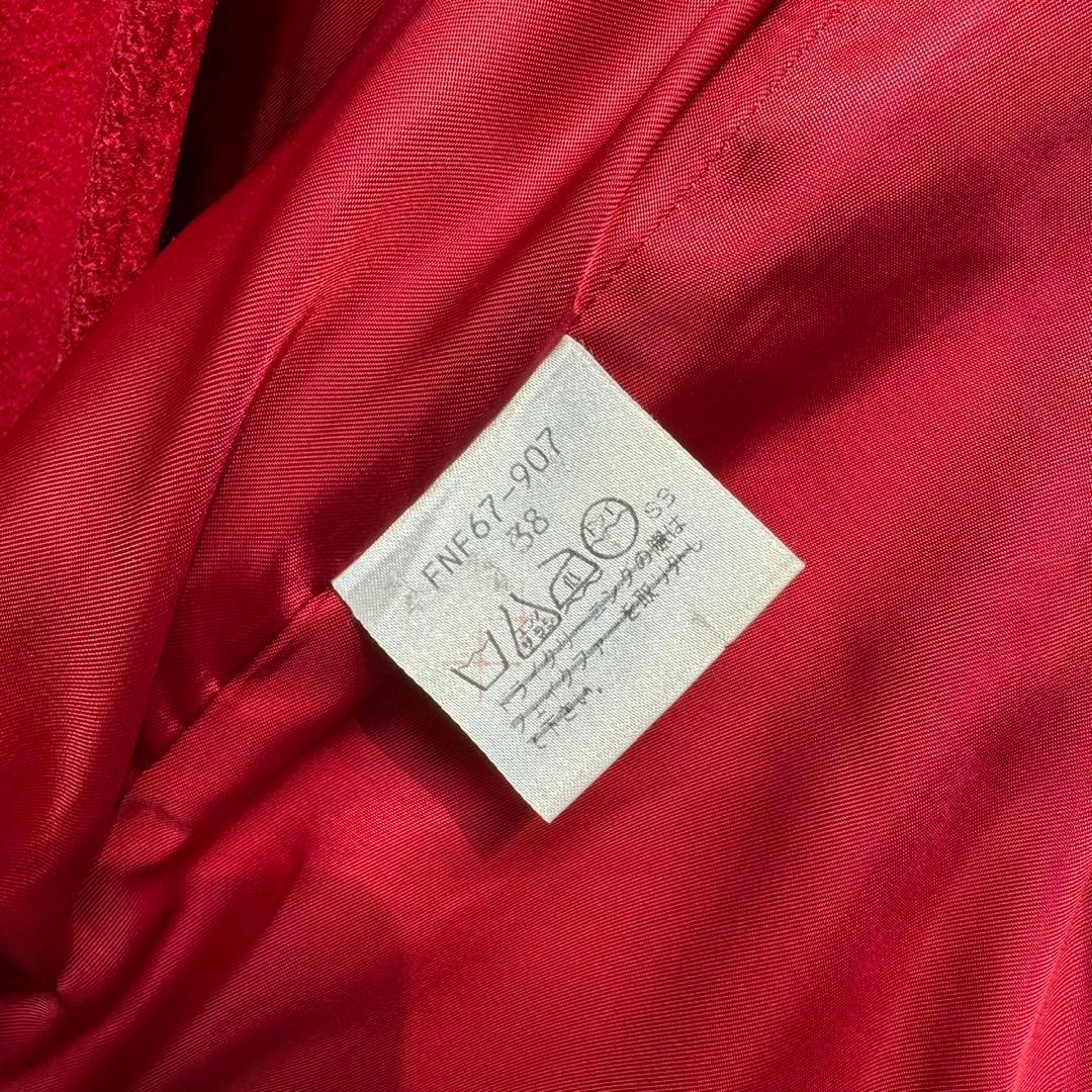 希少 バーバリー ブルーレーベル 上質 ウール デザイン チェスターコート 38