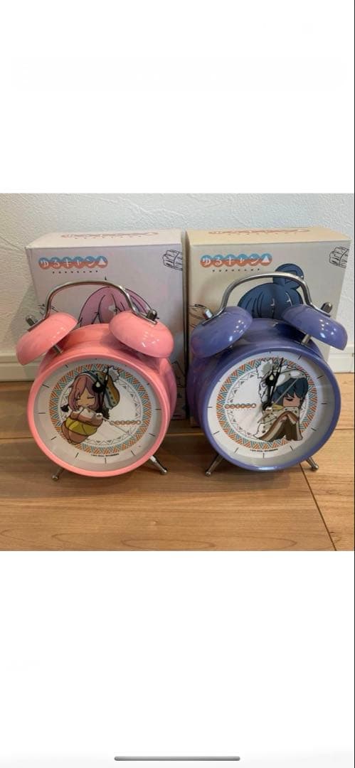 ゆるキャン△ ドンキ限定ボイスつきめざまし時計　なでしこ　しまりん　セット