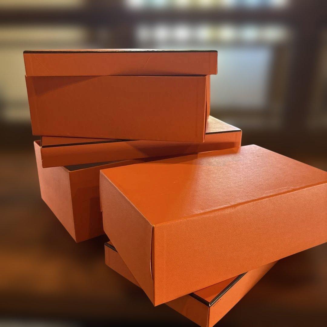 エルメス空箱、布袋、ジュエリーケース、ショッパー紙袋、リボン