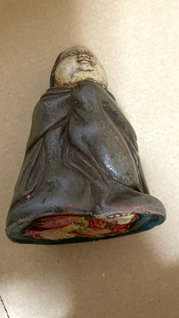 江戸時代末期頃・京焼・枕人形・お多福1-7