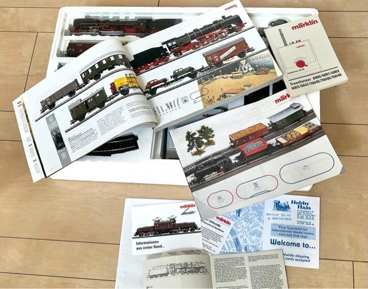 märklin / メルクリンの蒸気機関車セット(レール付)