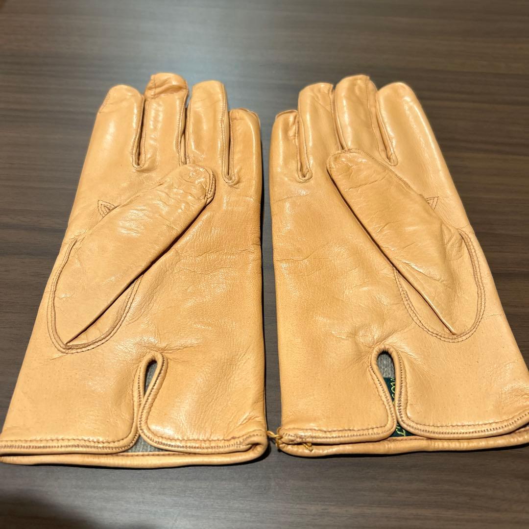 ラブグローブ 手袋　ナパレザー　ベージュ　8インチ