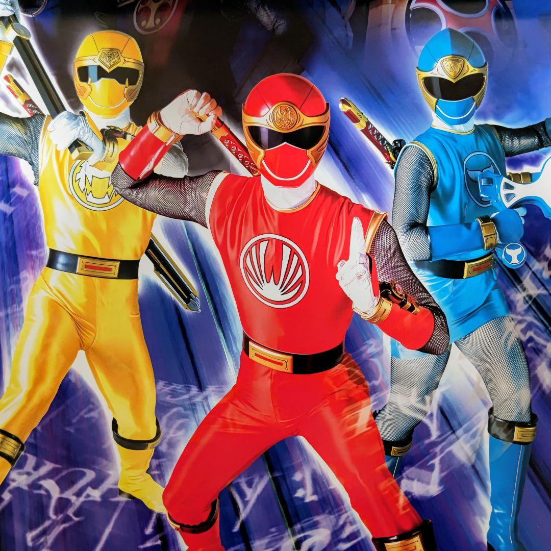 「忍風戦隊ハリケンジャー」ＴＶ放映告知用Ｂ２サイズポスター（非売品・新品・当時）