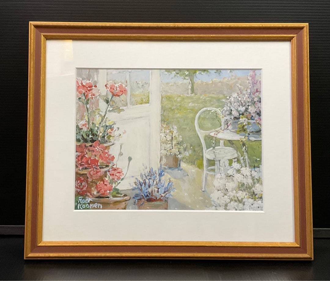 Floor Koomen/フラワー　Ⅱ /サイン入り