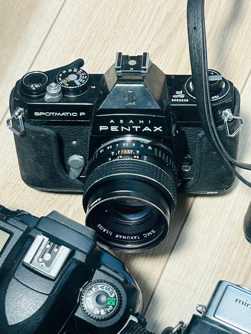 カメラ4台　Nikon Pentax Olympus minolta
