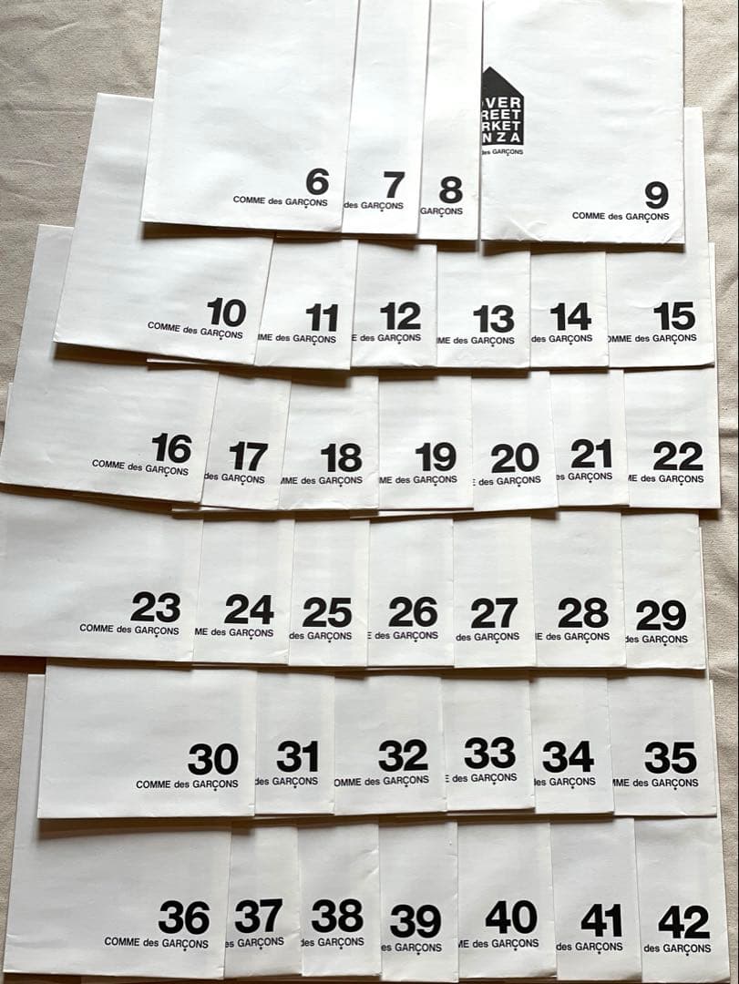 RENE BURRI ルネ・ブリ コムデギャルソンDM 37冊 封筒付