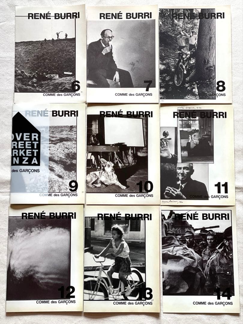 RENE BURRI ルネ・ブリ コムデギャルソンDM 37冊 封筒付