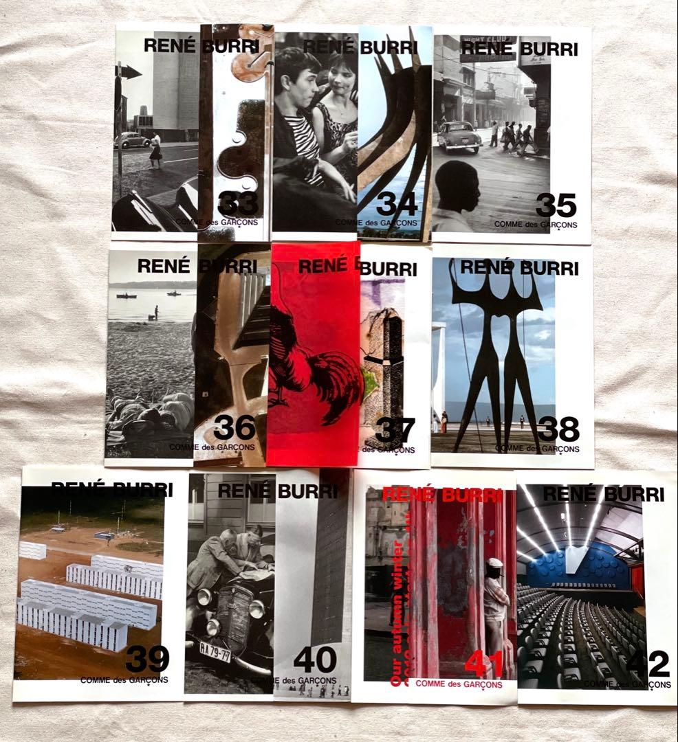 RENE BURRI ルネ・ブリ コムデギャルソンDM 37冊 封筒付
