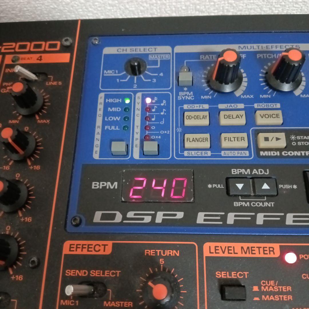 ROLAND DJ-2000 ミキサー 通電確認済 訳あり