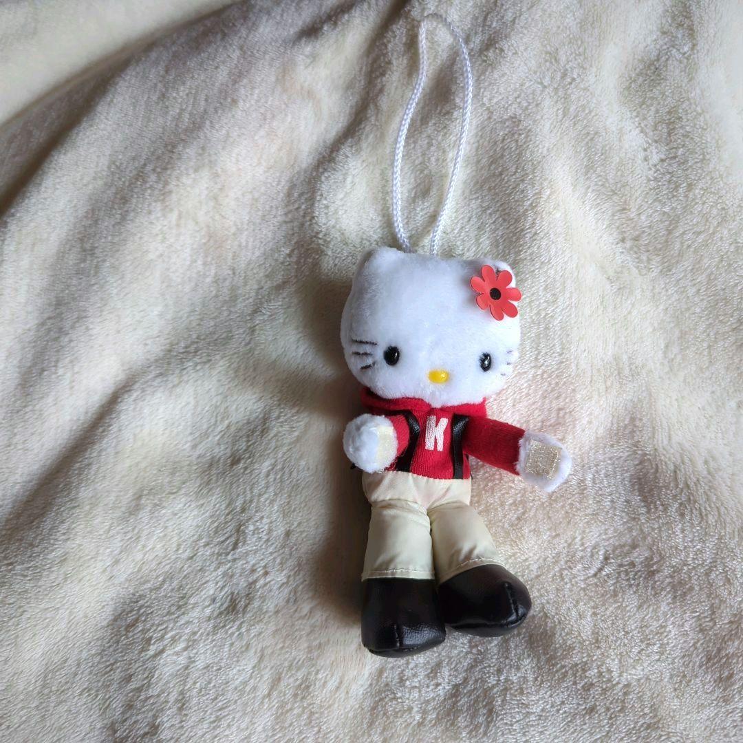 当時物　レア　レトロ　ハローキティ マスコットぬいぐるみ　キティー　サンリオ