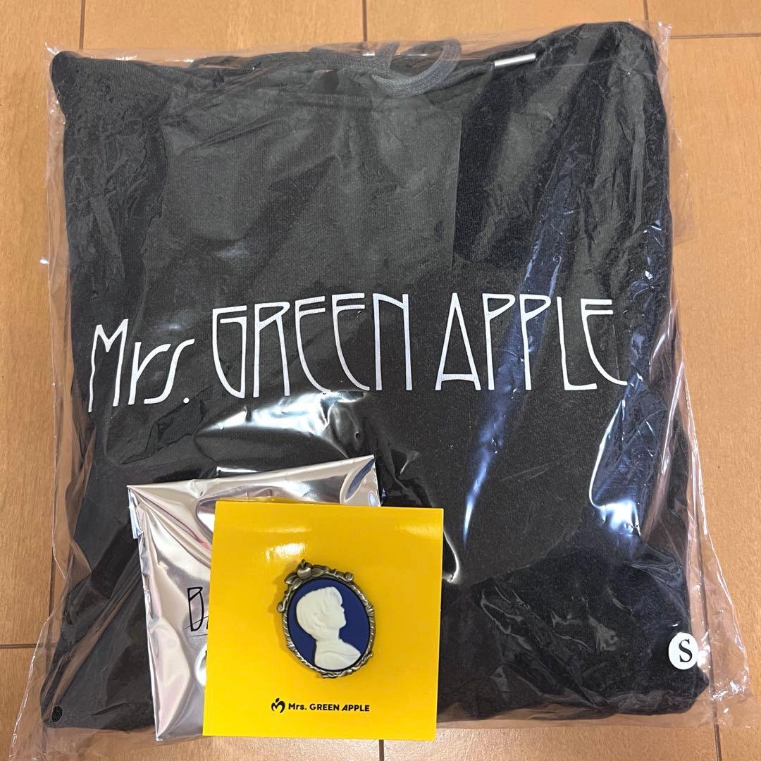 Mrs. GREEN APPLE バベル パーカー Sサイズ&ピンズセット
