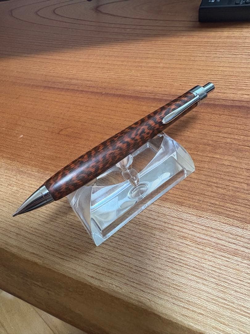 399ペン工房翌檜　極上　スネークウッド　木軸シャーペン　ボールペン