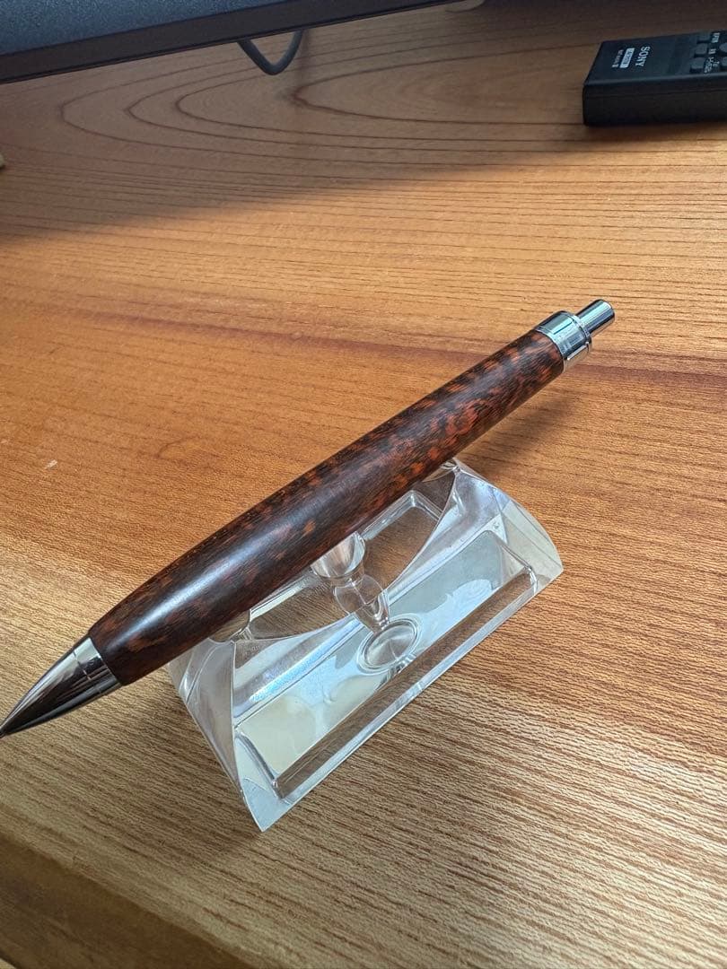 399ペン工房翌檜　極上　スネークウッド　木軸シャーペン　ボールペン