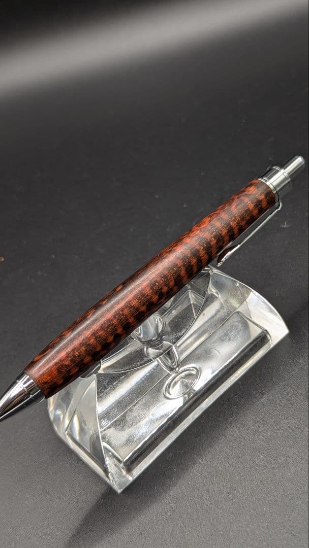399ペン工房翌檜　極上　スネークウッド　木軸シャーペン　ボールペン