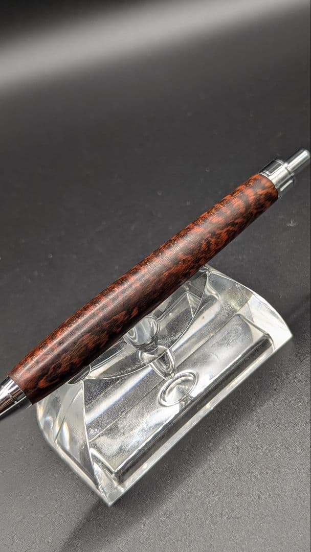 399ペン工房翌檜　極上　スネークウッド　木軸シャーペン　ボールペン