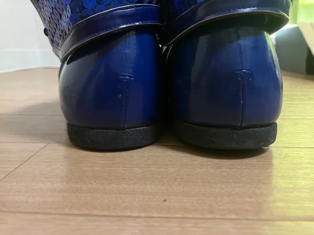 ミズノ、ボクシングシューズ、26.5センチ、ブルー