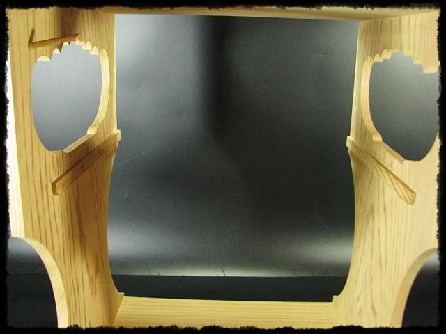 玄々斎好 杉棚 玄々棚 十一代 精中宗室 裏千家 棚物 茶道具 f269