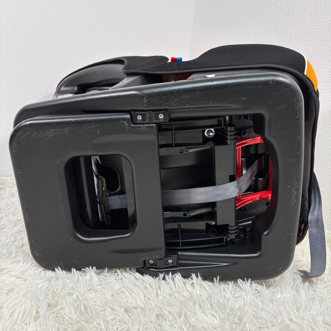 美品　リーマン　ジュニアシート　キッズシート　オレンジ　チャイルドシート