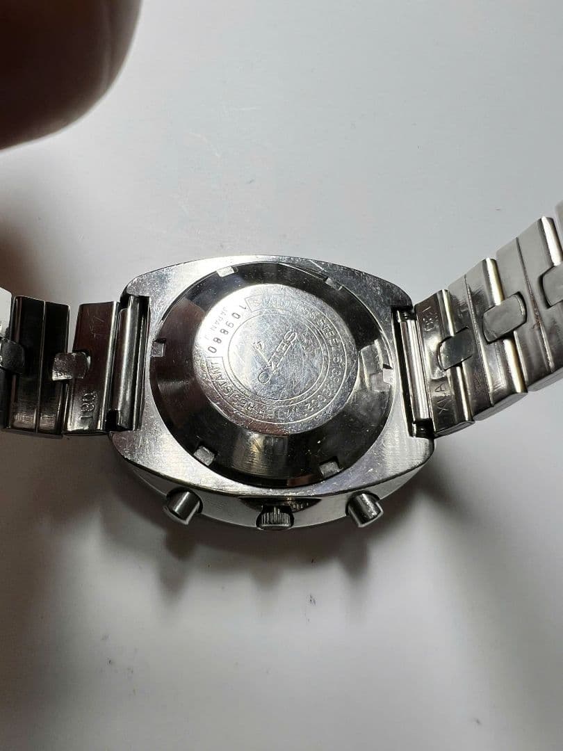 レア 70s セイコー5スポーツ スピードタイマー 自動巻 一つ目 クロノグラフ