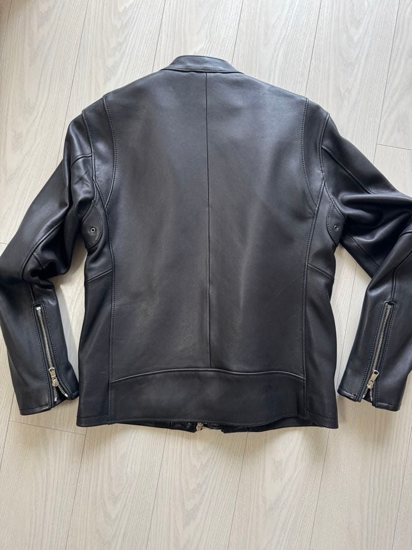 割引特価！BEAUTY&YOUTH ブラックM シングルライダースジャケット