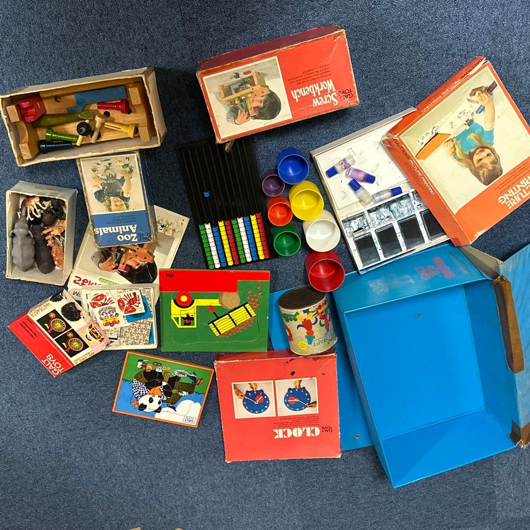 昭和レトロ　おもちゃ　ガルトのおもちゃばこ　知育玩具　ガルト　ガルト社