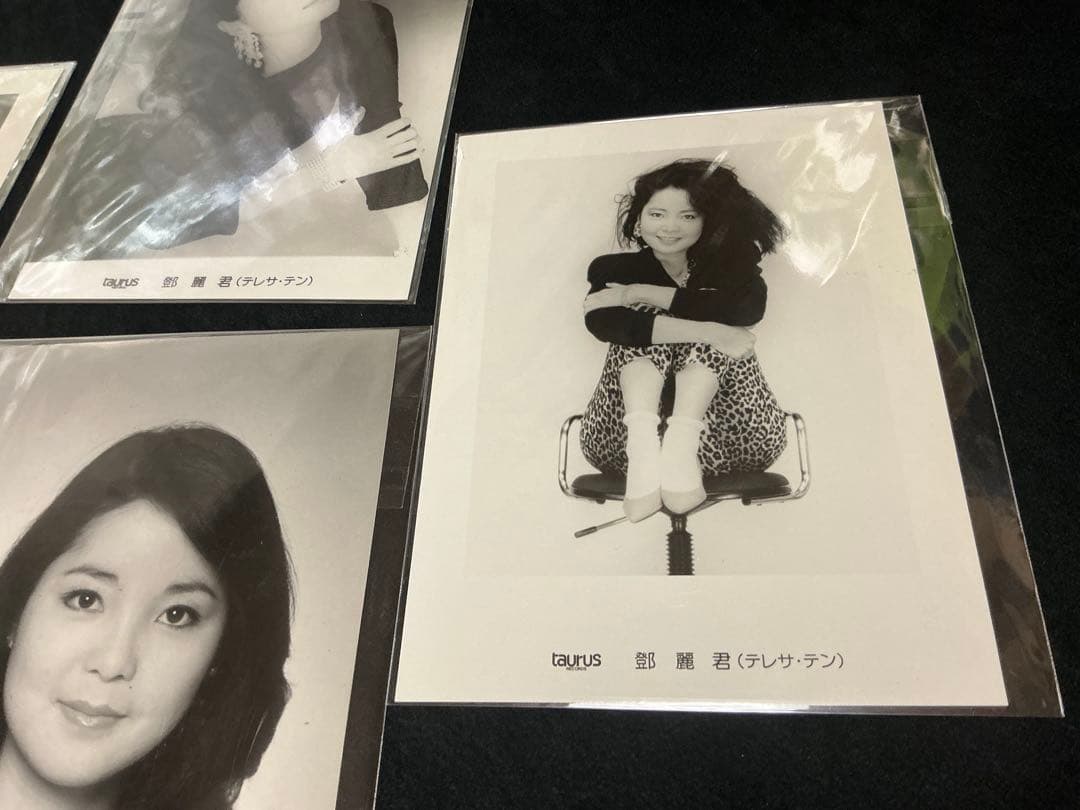 鄧麗君 テレサテン　カピネサイズ　生写真 taurus 貴重当時物　5枚