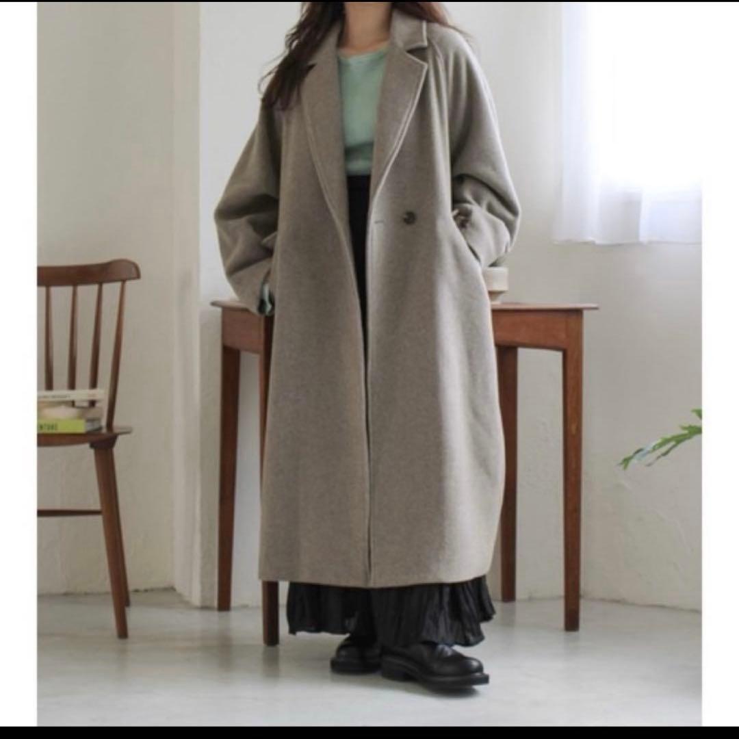 未使用/ルーズシルエットチェスターコート/ungrid/グレー