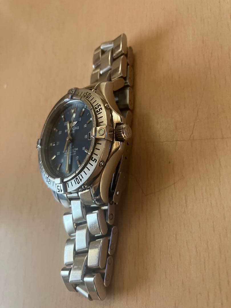 BREITLING COLT CHRONOMAT 自動巻き時計　リューズ修理必要