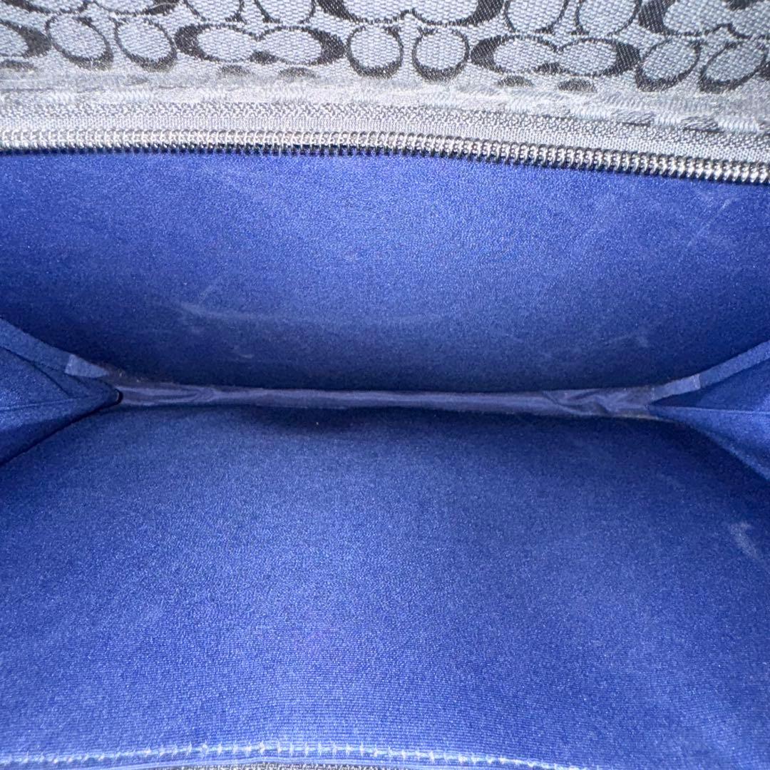 コーチ　キャリーケース　シグネチャー　ストライプ　ビジネス　トラベル　ブラック