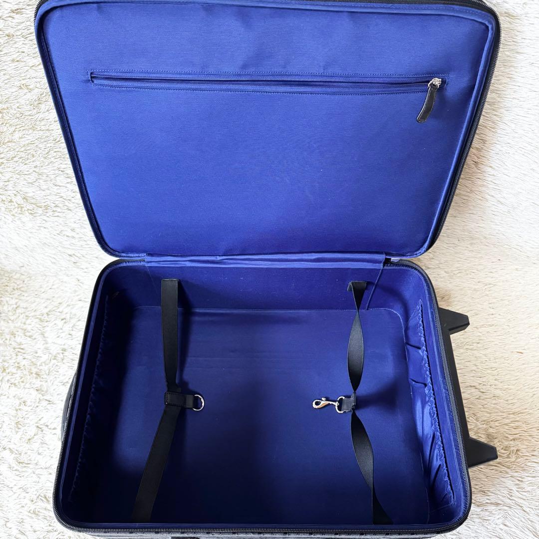 コーチ　キャリーケース　シグネチャー　ストライプ　ビジネス　トラベル　ブラック