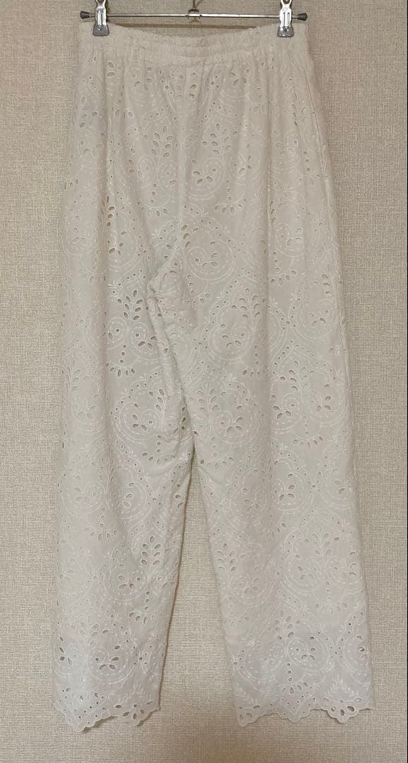 Ballseyダマスクスエンブロイダリー セミワイドパンツ