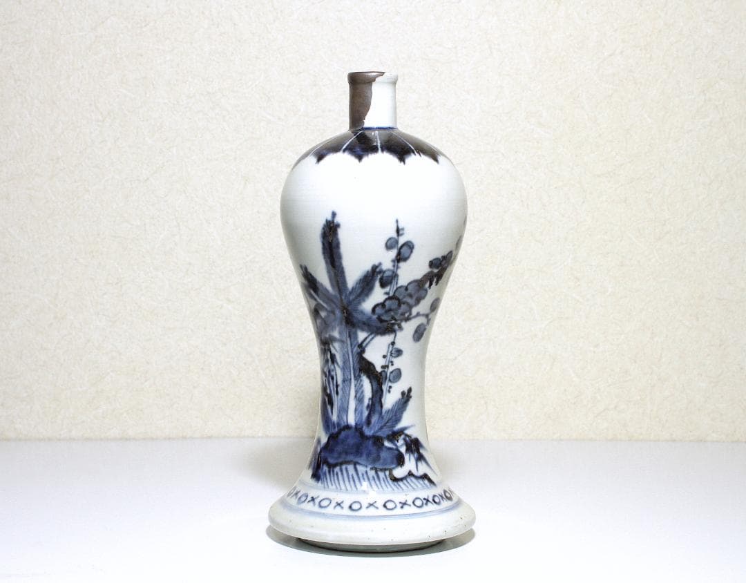 江戸中期 古伊万里 銀継ぎ 御神酒大徳利